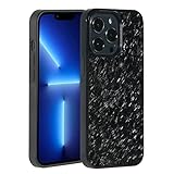molzar Grip Series iPhone 13 Pro Case with Real Forged Carbon Fiber, Built-in Metal Plate for Magnet
