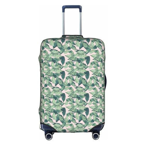 Housse de protection lavable en tissu polyester motif feuilles de palmier M