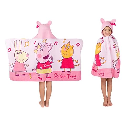Franco Peppa Pig Hooded Towel for Kids Cover