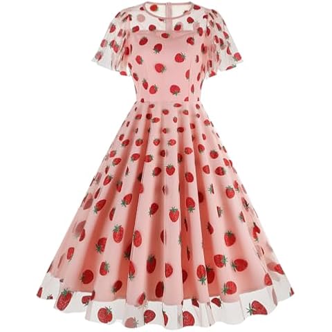 IBTOM Castle Vintage 1950s Floral Dress Cover