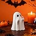 Muxiziu Halloween Decorations Ghost Figurine - 3 in Spooky & Cute Ghost Statue, Halloween Ghost Figurines for Home, Office, Desk Decor, Cute Ghost Decor Home Decor Indoor (Small)