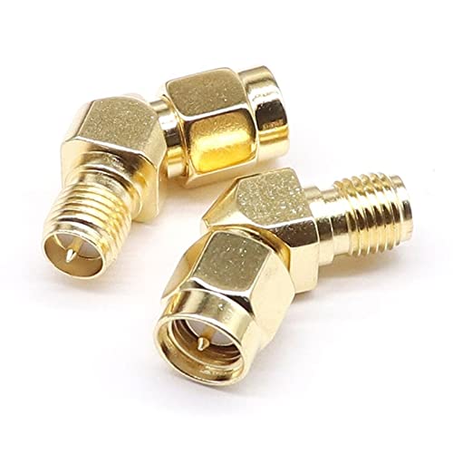 Adaptateur FPV SMA femelle en cuivre pur biseau 45 degrés anti-torsion pour drone