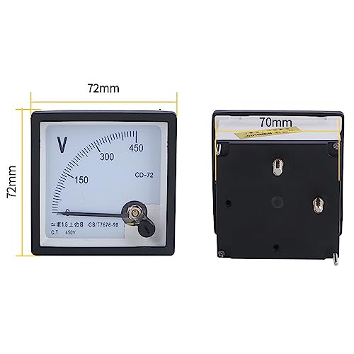 Voltmètre alternatif de précision SQ-72 boîtier robuste AC 500V