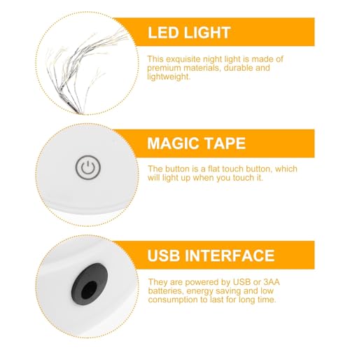 Lámpara de Mesa LED en Forma de Árbol Luz Cálida miniatura 3