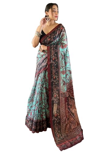 Saree en coton femme confortable pour le travail et le quotidien chic