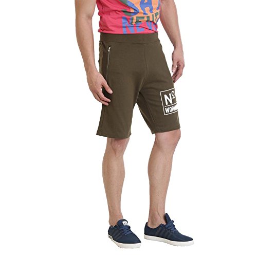 Buy ROCX Men's Olive Green Workout Shorts with Zip at Amazon.in