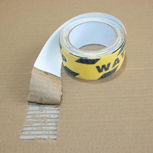 Image of Anti Slip Tape 2 Inch Wide, Waterproof Grip Adhesive Heavy Duty High Traction Friction for Indoor /Outdoor Steps (17 Ft /Watch).