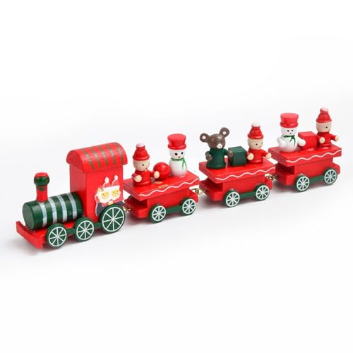 Weihnachten Zug Deko, Mini Weihnachtszug, Holz Eisenbahn...