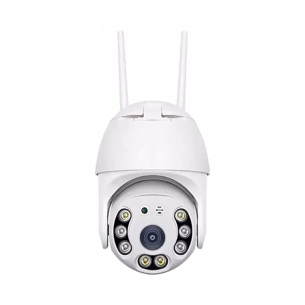 3MP HD Smart Wi-Fi Cámara IP PTZ Seguridad Movimiento Detección Alarma Seguimiento de Movimiento Al Aire Libre Impermeable IP66 Color IR Visión Nocturna - Smart Life App Control