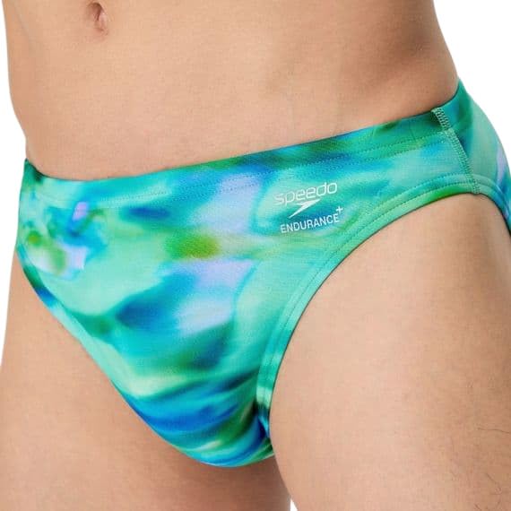 Short de bain Speedo vert coucher de soleil maillot de plage résistant