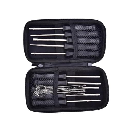 Tronçonneuse et carburateur : kit tournevis cannelés, brosses, outil réglage