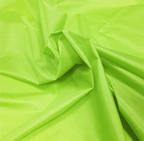 Materiale: Poliestere. A-Express Impermeabile resistente all\'acqua Poliestere Tessuto 5oz Ghetta Materiale All\'aperto Campo Copertina Tenda Bandiera - 1 Metro 100cm x 150cm Verde lime