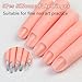 5 Pcs Practice Hand Fake Nails Kit, Silicone False Finger Practice Fingers with False Training Fingers Nails Art Training Fingers for Nail Art Beginners, Lovers and Salon Artists