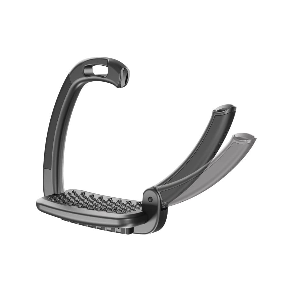 Staffa di ricambio con copertura laterale doppia, colore nero, 120 mm