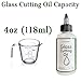 youkzuan Glass Cutting Oil, 4 oz Suitable to All Glass Cutting Tools, Glass Cutter Oil for Stained Glass, Glass Bottles, Tile Cutter, Mosaic, and Mirrors