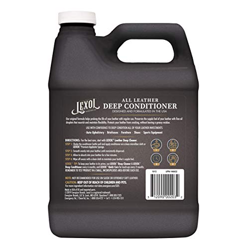 Lexol 1000115 1013 Leather Conditioner, 1-Liter #TOP1