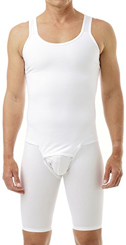 Underworks Mens Compression Bodysuit Girdle Shirt 3-Pack