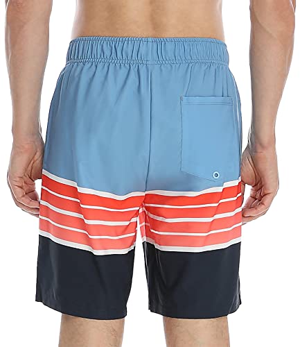 Image of HOdo Mens Swim Trunks with Mesh Liner 9 inch Quick Dry Swim Shorts Bathing Suits for Men Swimwear Board Shorts wiht Pockets