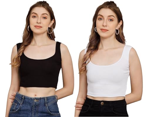 Image of Women's Trendy Premium Cotton Tank Top & Crop Top for Women