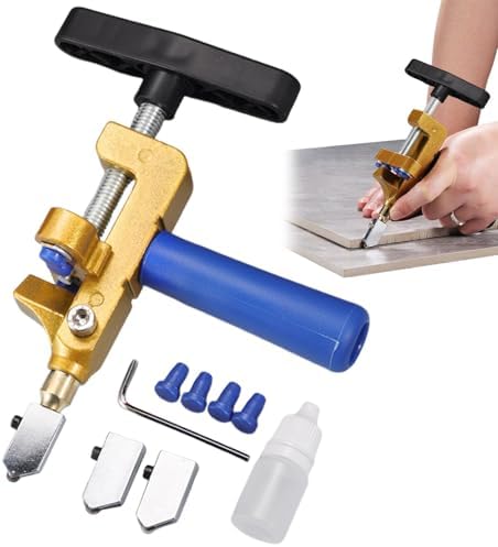 Ferramenta de corte de vidro 2 em 1, triturador de vidro para cor...