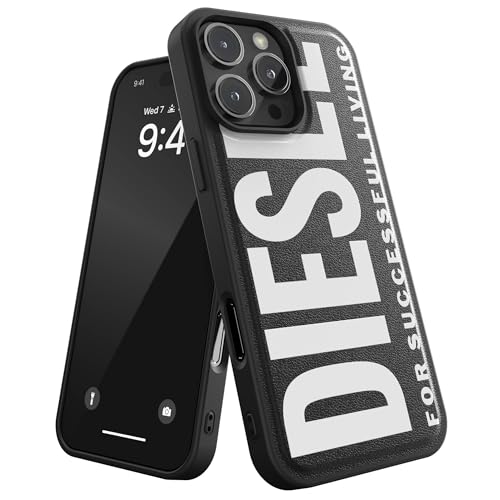 DIESEL iPhone16ProMax�P�[�X Magsafe�Ή� ������� �u�����h ���S �f�U�C�� �� (�f�B�[�[�� iPhone 16 Pro Max �J�o�[ �}�O�Z�[�t �u���b�N/�z���C�g)