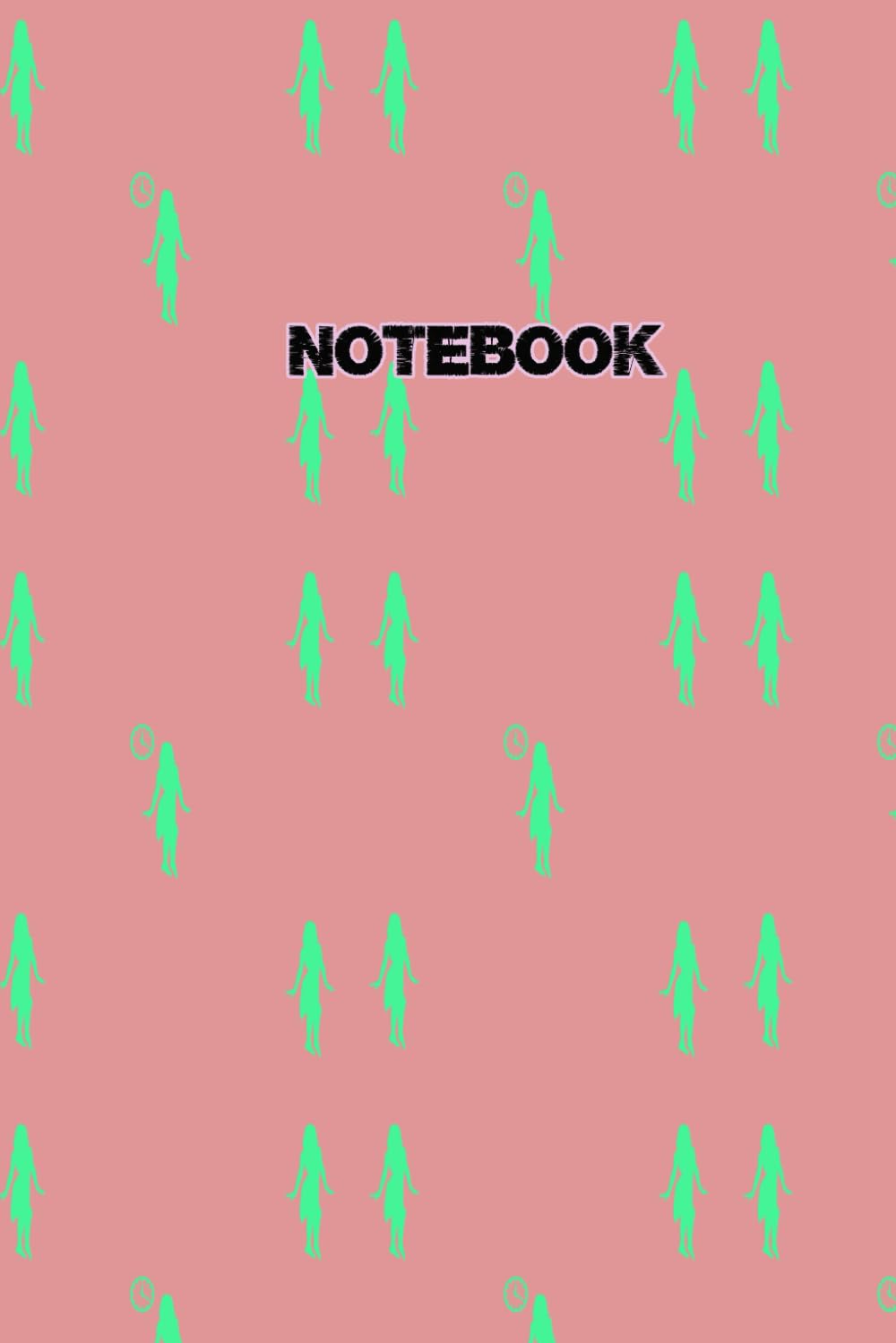 Woman With Green Watch Notebook For High School Students: 6 x 9 Inches 120 Blank Lined Pages Elementary School Lined Notebook
