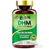 DHM 1000mg Dihydromyricetin, 120 Capsules with Electrolytes & B Complex - Advanced Formula for Liver Support and Hydration, Vegan, Non-GMO, 2-Mon Supply