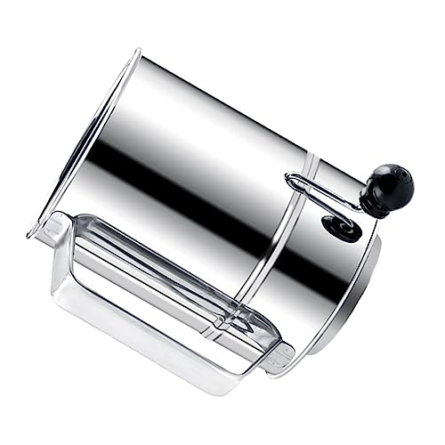 Luxshiny 1Pc Portable Stainless Steel Flour Sifter Handheld Filter Sieve for Easy Use Baking and Cooking for Home Kitchen