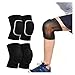 FDJZKFDU Knee Pads Knee Pads For Volleyball Yoga Women Kids Men Patella Brace Support Kneepad Fitness Protector(Black,L)