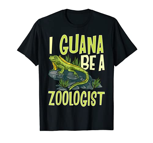I Guana Be A Zoologist Funny Iguana Cotizaciones Zoo Camiseta
