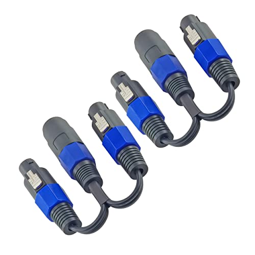 Cable Adaptador Speakon WJSTN 2 polos 2 pack miniatura 2
