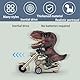 Fuwraixis Dinosaurier Spielzeug Auto, 6 STK Tyrannosaurus rex Ziehen Zurück Spielzeugauto, Pull Back Dinosaurier Spiele Autos, Geburtstag Geschenke für 3, 4, 5, 6, 7, 8-jährige Kinder