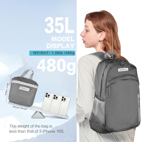 Waterproof Foldable 35L Outdoor Backpack