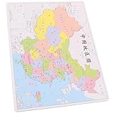Jeux d'association pour enfants : encouragent les enfants à découvrir les différentes régions de chine. les puzzles de cartes de chine ont une valeur éducative