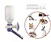 Choco Nose Patented No-Drip Dog Water Bottle/Feeder for Dogs/Cats and Other Small-Medium Sized Animals - for Cages, Crates or Wall Mount. 10.2 Oz. Mess Free Leak-Proof Nozzle 16mm, Blue (C590)