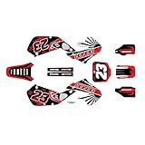 Kalair GFX Graphics Kit for Honda CR 250 (1997-1999) FH Series Red 21 Mil - Dirt bike Custom Racing Graphics Decals Stickers Kit, no-plastics