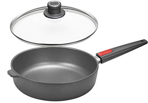 Woll Nowo Titanium Sauté Pan with Detachable Handle and Lid, 11-Inch