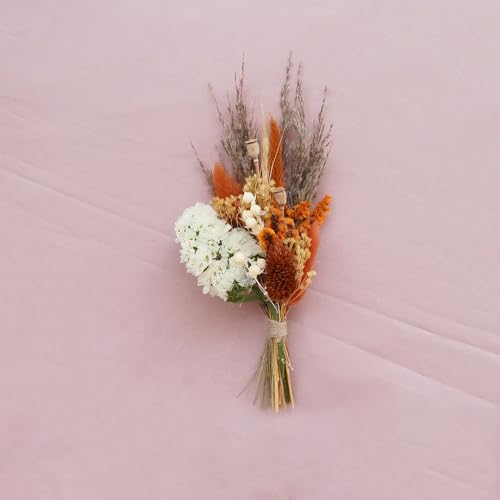 Bouquet mini de flores secas estilo boho natural miniatura 4