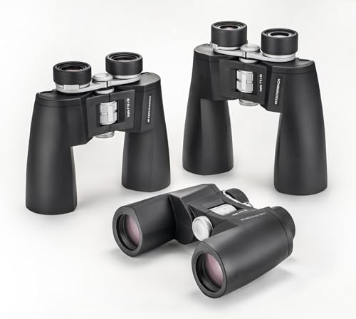 ESCHENBACH OPTIK Trophy P 10 x 50 czarna lornetka, wytrzymała, wodoszczelna, lekka, kompaktowa, idealna do obserwacji przyrody, wędrówek, obserwacji zwierząt i podróży