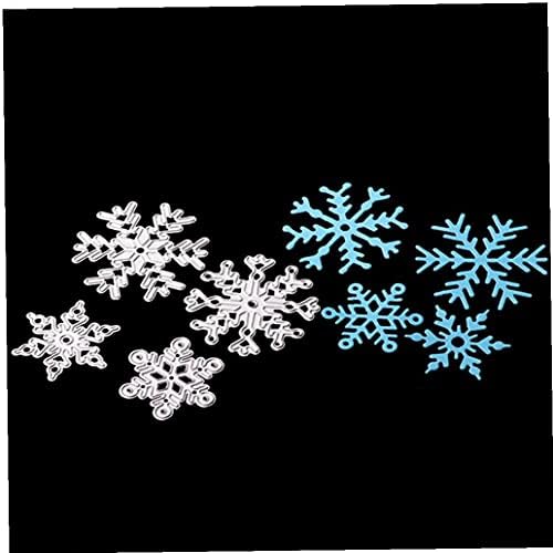 Froiny 1 Set Christmas Snowflake Cut Die Metal Diy Stencils for Scrapbooking Album Stamp Paper Card Embossing Crafts Decor