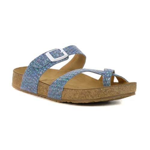 Image of HAFLINGER unisex-adult Summer Genuine Leather Comfort Anatomic Footbeds Straps Juno Sandals