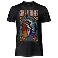 [EXCLUSIVE ARTISTIC DESIGN – UNIQUE STREETWEAR STYLE] The Guns N' Roses Men's and Women's T Shirt is made of cotton and features a design that takes on the famous cover of the album USE YOUR ILLUSION I and II, blending the aesthetics of HARD ROCK wit...