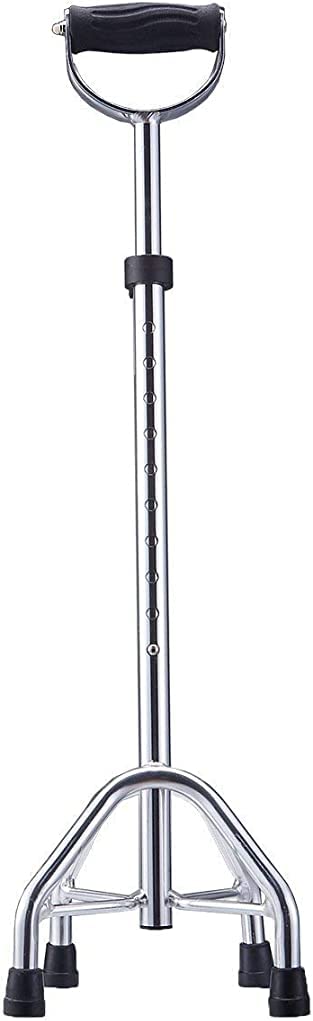Bastón Plegable Muletas De Aluminio Muletas Todo Terreno Bastón Freedom Edition Cuatro Patas para Personas con Discapacidad,Muletas