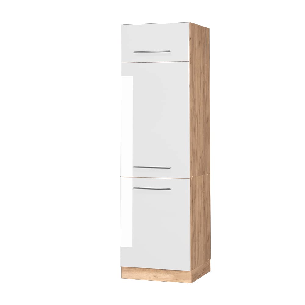 scaffetto bianco per frigorifero 60 cm compatible serie