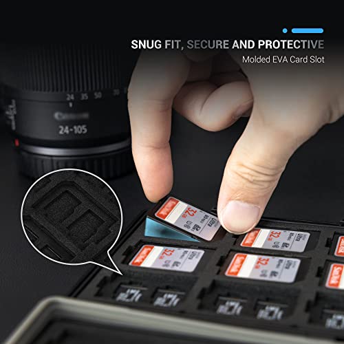 JJC 45 Slots Memory Card Case Waterproof for SD Micro SD/TF, CFexpress Type A, CFexpress Type B, XQD - Image 3
