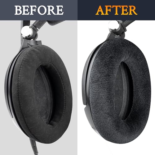 SOULWIT Almohadillas para Sennheiser HD560S/HD598/HD599 - Negro | para auriculares HD515/HD518/HD555/HD558/HD558SE/HD560S/HD595/HD595SE/HD598(SE/CS/SR)/HD599(SE/Edición Limitada) miniatura 6