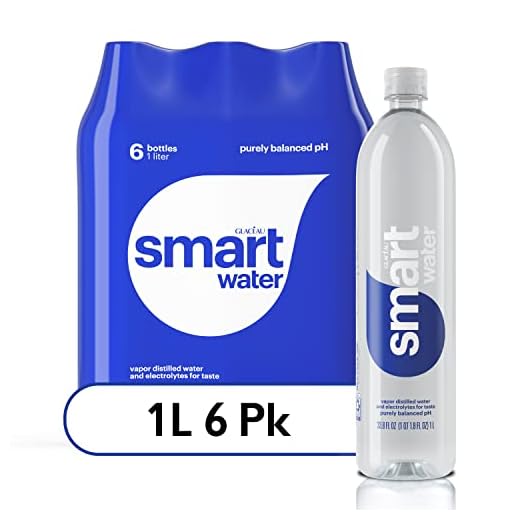Smartwater Packaged Drinking Water, 33.8 Fl Oz (pack of 6)