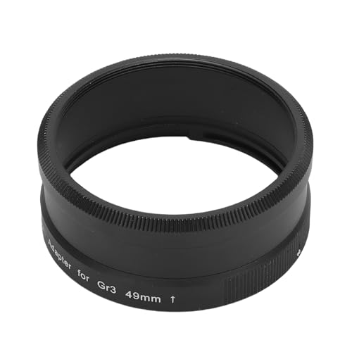Fydun 49mm Lens Filter Adapter Ring for GR3 Camera for GA1 Conversion Lens Digital Camera Filter Adapter