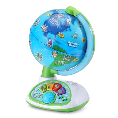 LeapFrog LeapGlobe Light-Up and Touch Interactive Electronic Globe for Kids, Exploration Toy for Ages 3 and Up by LeapFrog - Used condition - US$45.65