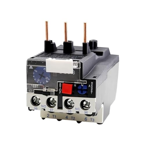Relais de surcharge thermique JR28-25 triphasé réglable 9A à 13A